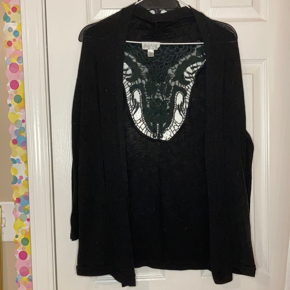 Comfortable black cardigan